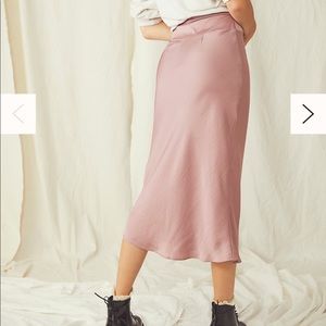 free people normani bias skirt